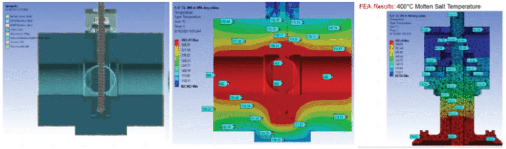 molten salt valve with eht